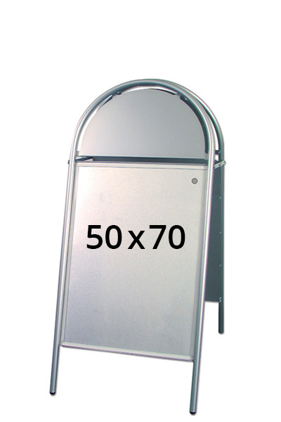 Expo Gotik Kundenstopper 50x70cm - silber