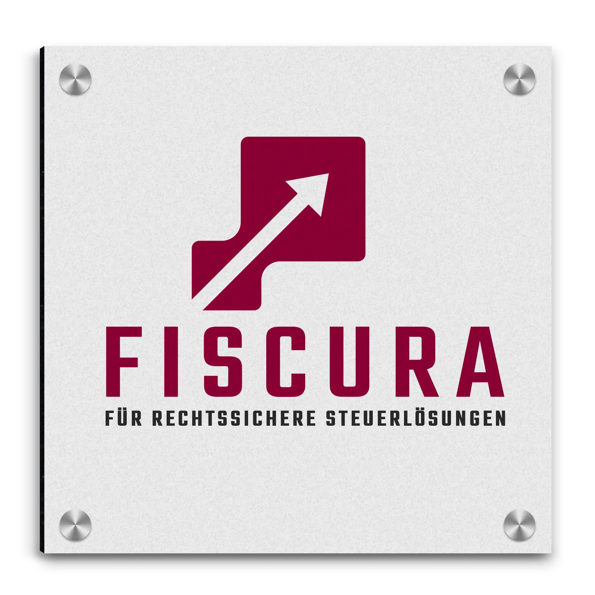 Alu Verbund - Set inkl. Befestigungen und Druck